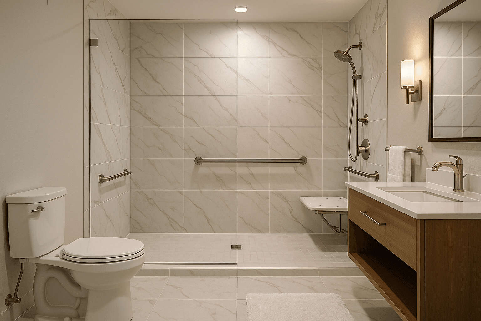 10 Accessible Bathroom Features That Don't Look Medical